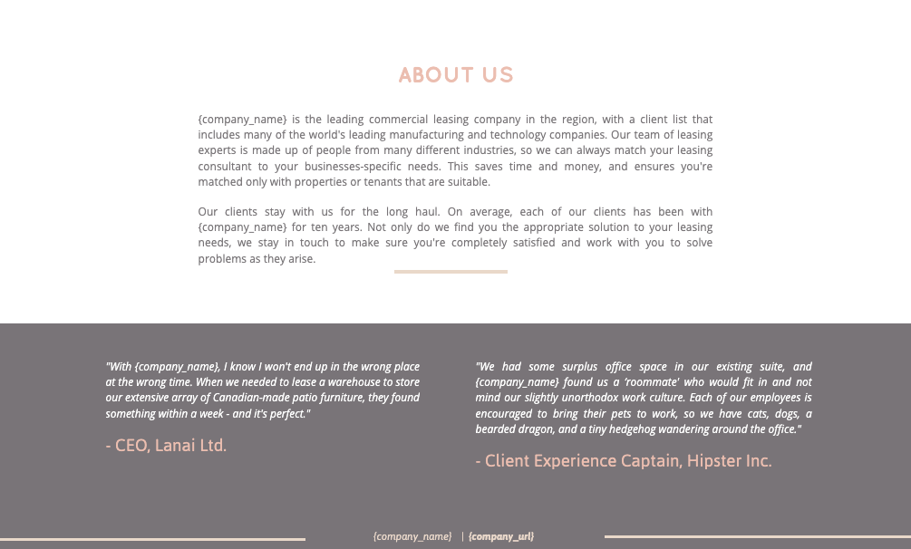 Commercial Lease Proposal Template